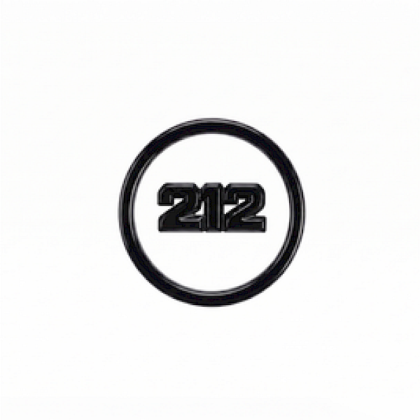 REDUST „212“ Lenkradlogo Set Schwarz